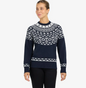 BRP Women's Fair Isle Sweater Dark Navy